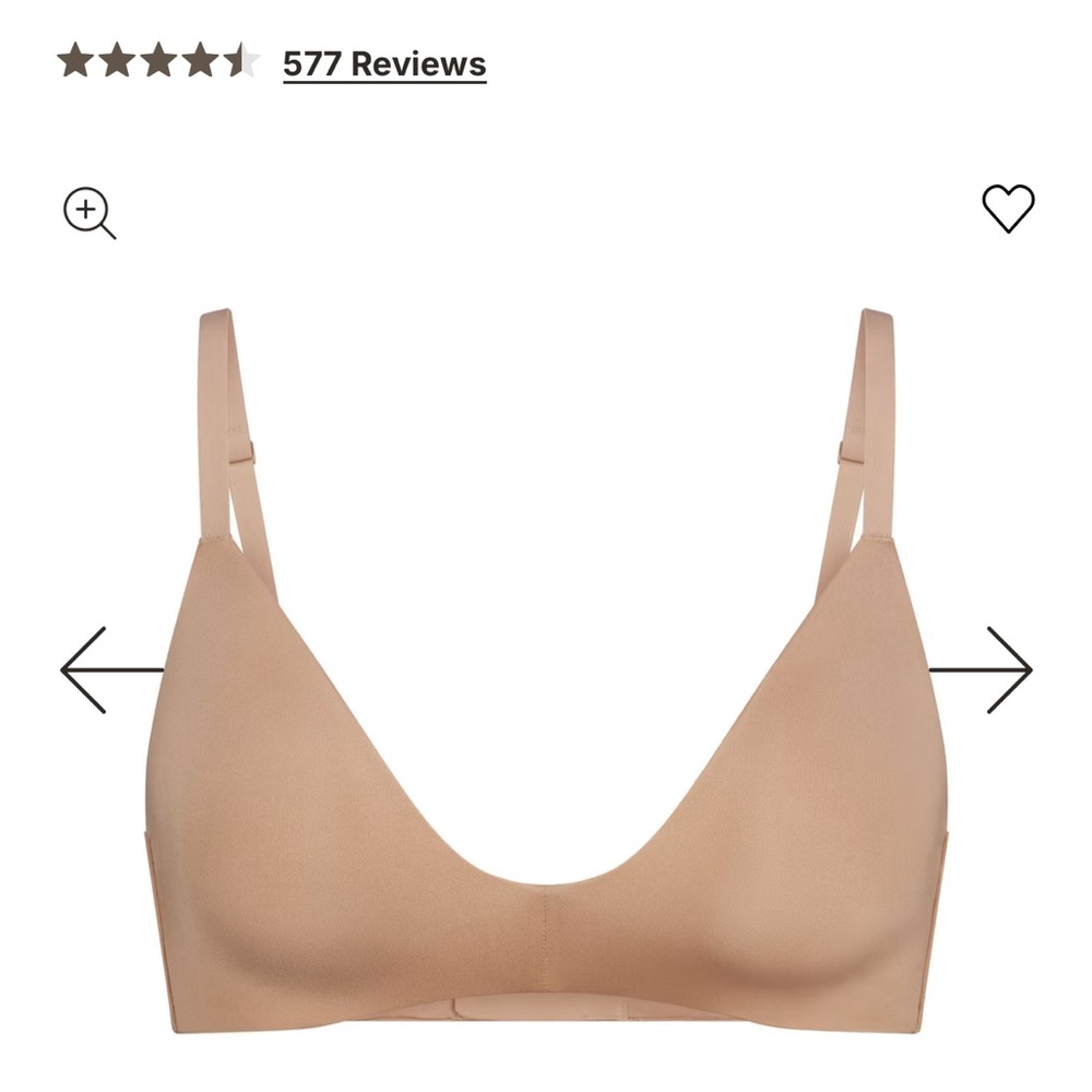 SKIMS t-shirt demi bra wireless form